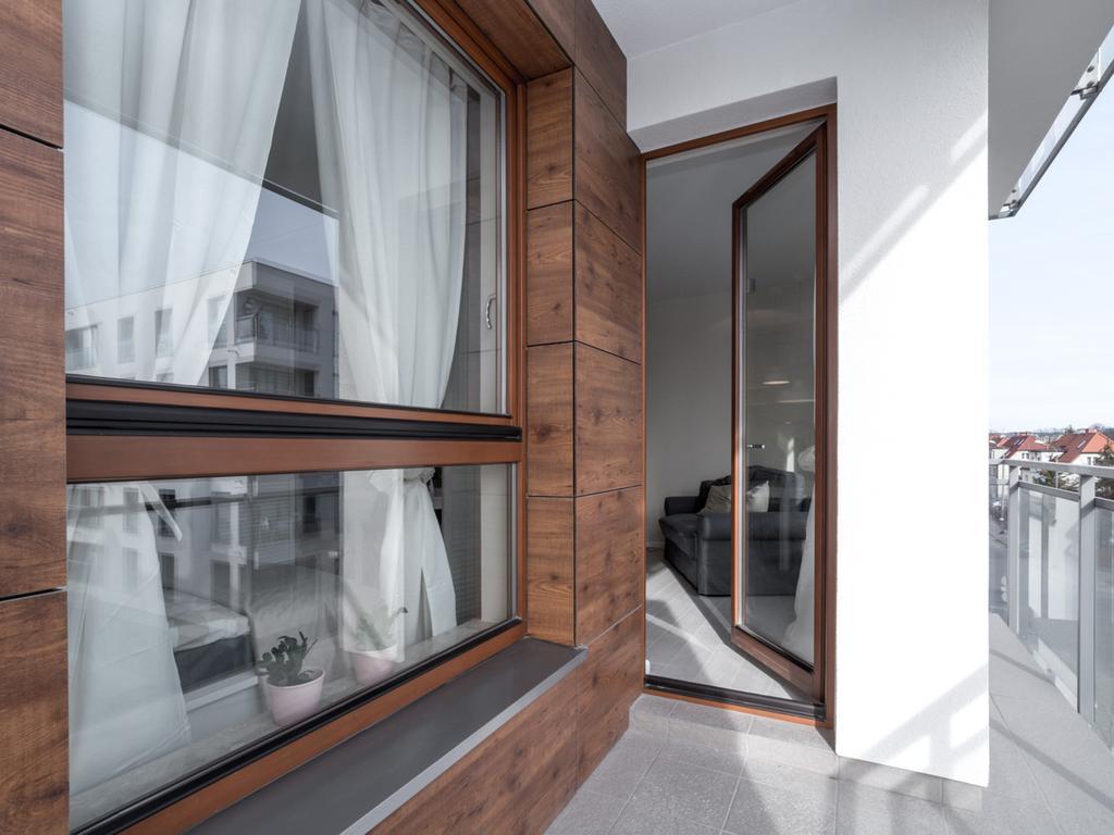 Apartament Z Widokiem Na Dworek Danzica Esterno foto