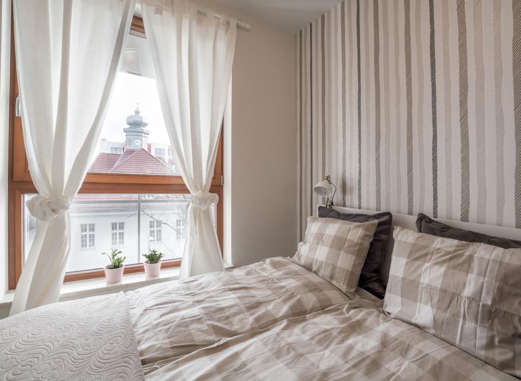 Apartament Z Widokiem Na Dworek Danzica Esterno foto